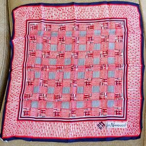 Vintage Leo Narducci Scarf, 100% Silk